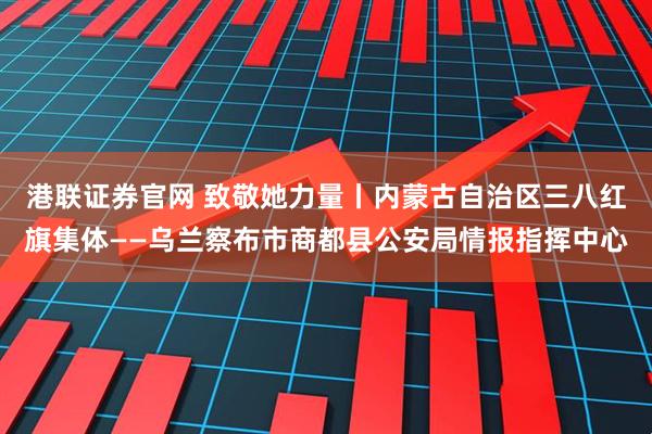 港联证券官网 致敬她力量丨内蒙古自治区三八红旗集体——乌兰察布市商都县公安局情报指挥中心